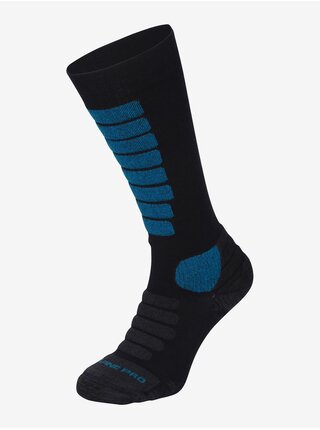 Sportovní podkolenky z merino wool ALPINE PRO RODE mykonos blue