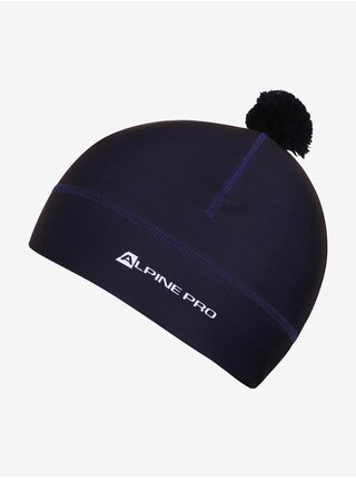 Funkční čepice s bambulí ALPINE PRO ABERE navy