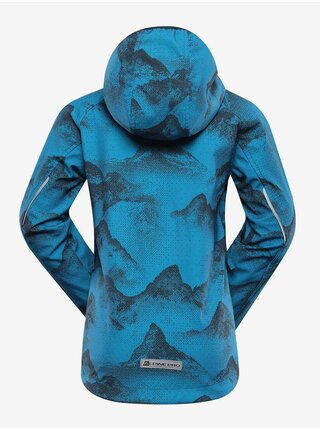 Modrá dětská softshellová bunda s membránou Alpine Pro Ezoro