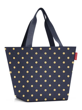 Kabelka Reisenthel Shopper M Metallic Dots Blue