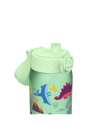 Ion8 Leak Proof Lahev bez BPA Dinosaur zelená 350 ml