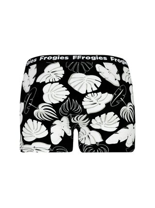 Pánské boxerky Frogies Tropical černá | šedá M Frogies