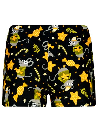Dámske boxerky Mouse Frogies černá | žlutá S Frogies