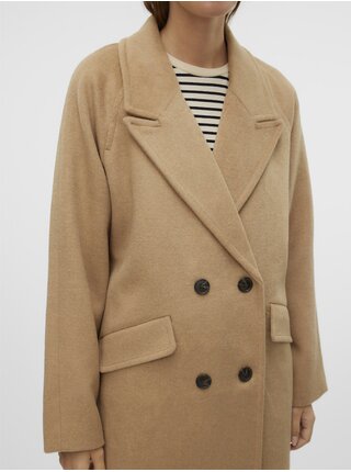 Béžový dámský kabát Vero Moda Harper