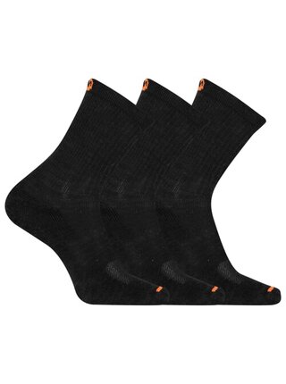 Merrell ponožky MEA33564C3B2 BLACK CUSHIONED COTTON CREW
