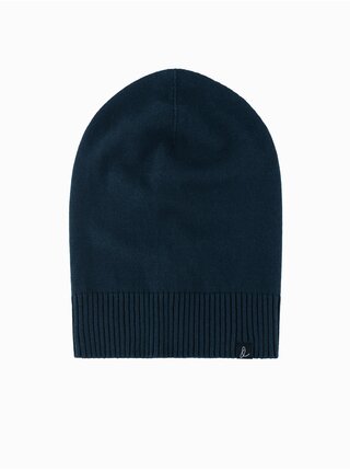 Pánská zimní čepice z bavlněného úpletu Ombre Clothing
