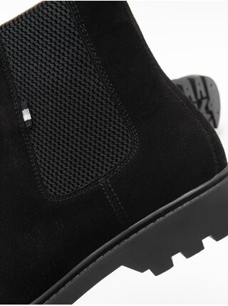 Pánská semišová obuv s vysokým nártem Ombre Clothing