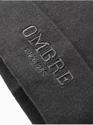 Pánská pletená čepice s vyšitým nápisem  Ombre Clothing