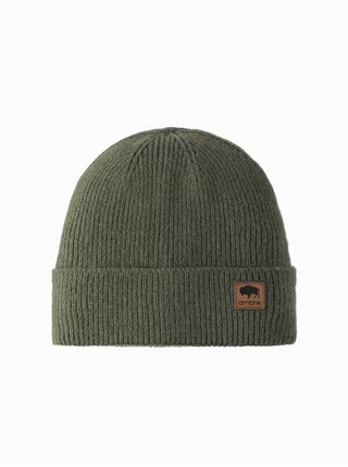 Pánská pletená čepice s nášivkou Ombre Clothing