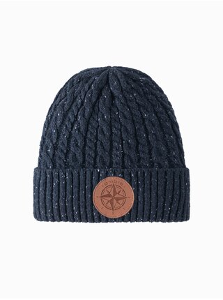 Pánská čepice s kulatou nášivkou Ombre Clothing