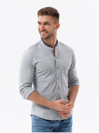 Pánská slim košile Ombre Clothing