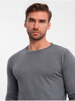 Klasický pánský svetr s kulatým výstřihem Ombre Clothing