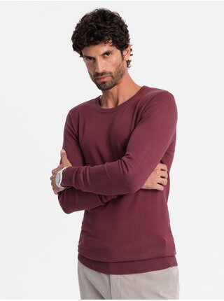 Klasický pánský svetr s kulatým výstřihem Ombre Clothing