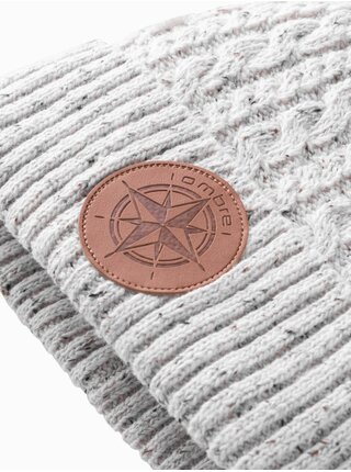 Pánská čepice s kulatou nášivkou Ombre Clothing