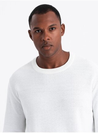 Pánský svetr s diamantovým úpletem Ombre Clothing