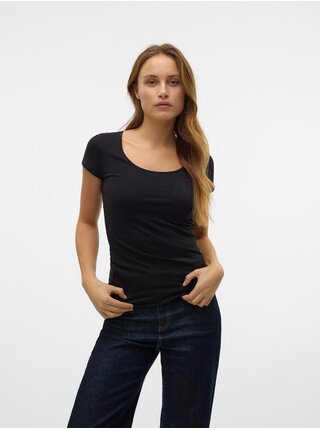 Černé dámské basic tričkoVERO MODA Maxi My