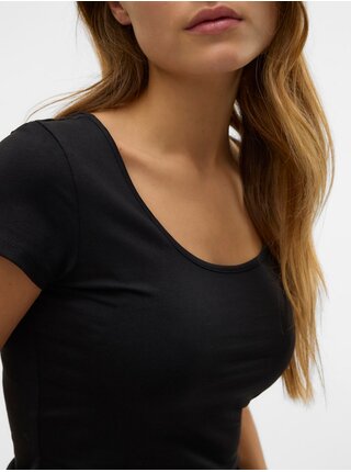 Černé dámské basic tričkoVERO MODA Maxi My