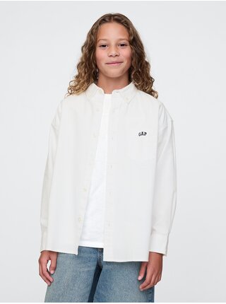 Detská oversize košeľa Oxford GAP