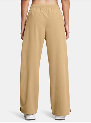 Športové nohavice Under Armour UA Rival Wide Leg Pant-BRN
