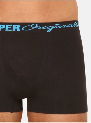 Sada pěti párů pánských boxerek v černé barvě Lee Cooper  