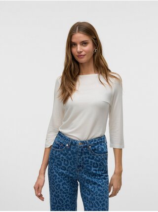 Bílé dámské tričko AWARE by VERO MODA Fiona