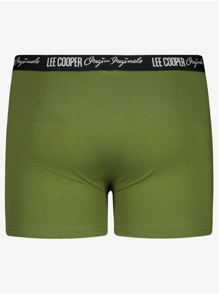 Pánské boxerky Lee Cooper Printed kaki M Lee Cooper