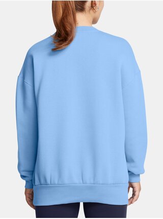 Mikiny bez kapuce pre ženy Under Armour - modrá
