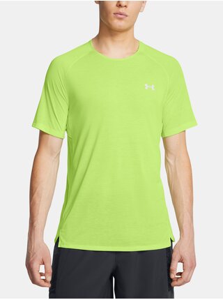 Pánské tričko Under Armour UA TRAIL RUN SHORTSLEEVE-GRN
