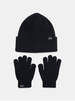 Čepice Under Armour G Beanie/Glove Combo-BLK