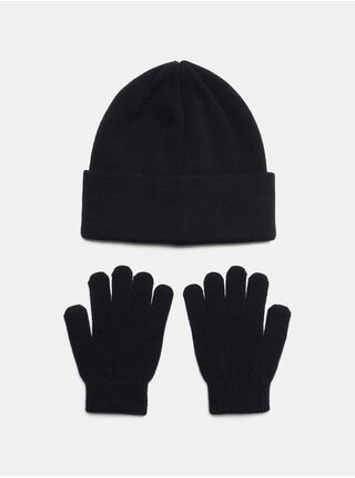 Čepice Under Armour G Beanie/Glove Combo-BLK