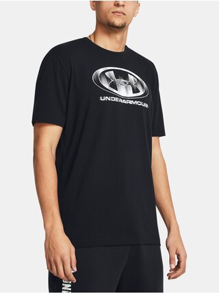 Pánské tričko Under Armour UA M GLITCH LOGO 60/40S SS-BLK