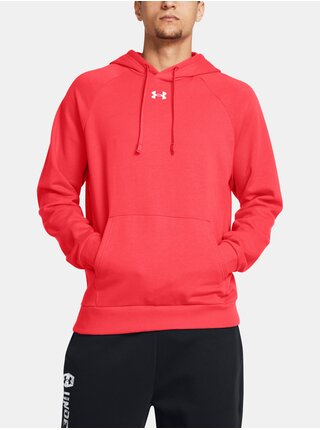 Pánská mikina Under Armour UA Rival Fleece Hoodie-RED