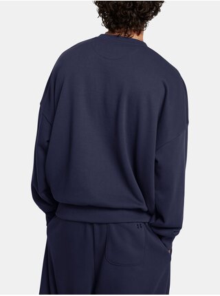 Pánska mikina Under Armour UA HWT Terry OS Crew-BLU