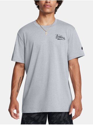 Pánské tričko Under Armour Curry HW Verbiage Tee 2-GRY