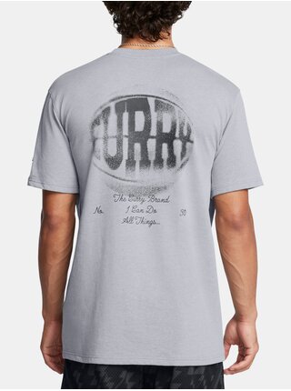 Pánské tričko Under Armour Curry HW Verbiage Tee 2-GRY