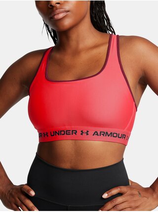 Dámska podprsenka Under Armour Crossback Mid Bra-RED