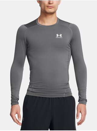 Pánské tričko Under Armour UA HG Armour Comp LS-GRY