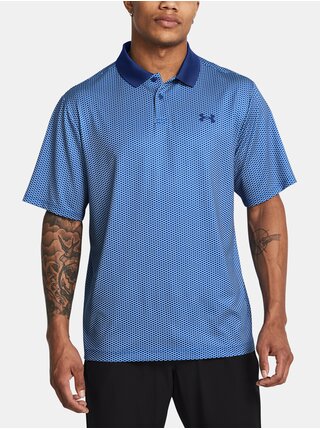 Pánské tričko Under Armour UA Matchplay Printed Polo-BLU