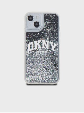 Liquid Glitter Arch Logo Zadní Kryt pro iPhone 11 Black DKNY