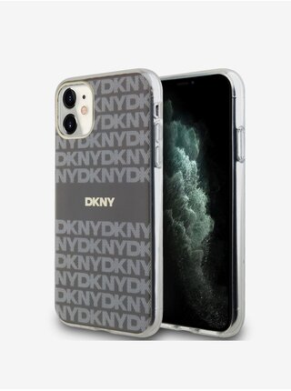 PC/TPU Repeat Pattern Tonal Stripe Magsafe Zadní Kryt pro iPhone 11 Beige DKNY