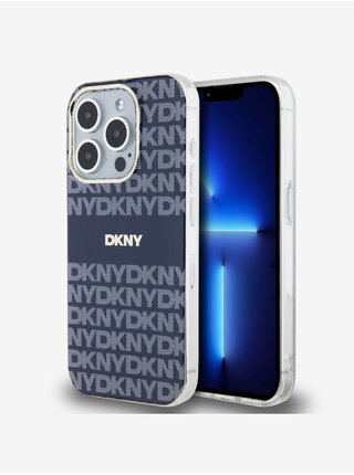 PC/TPU Repeat Pattern Tonal Stripe Magsafe Zadní Kryt pro iPhone 13 Pro Max Blue DKNY