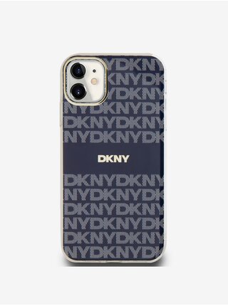 PC/TPU Repeat Pattern Tonal Stripe Magsafe Zadní Kryt pro iPhone 11 Blue DKNY