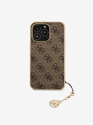 Guess 4G Charm Zadní Kryt pro iPhone 13 Pro Max Brown