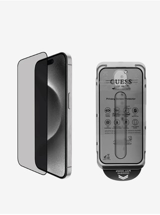 Guess Tvrzené Sklo 2.5D PRIVACY pro iPhone 16 Pro Black