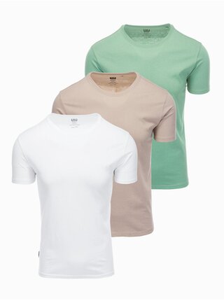 Pánske tričko bez potlače - mix 3 pcs Z29 Ombre Clothing