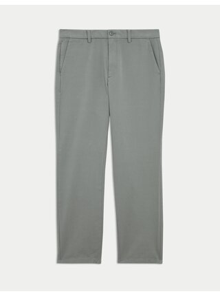 Chino kalhoty normálního střihu The Ultimate Marks & Spencer šedá