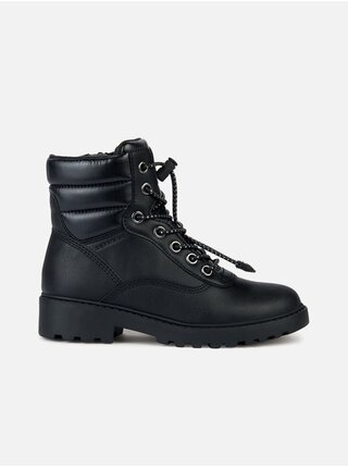 Černá dívčí kotníková obuv Geox Casey B ABX
