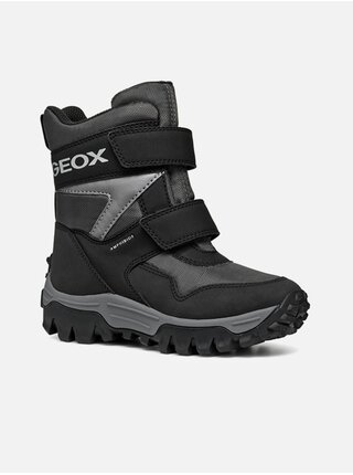 Černá chlapecká kotníková obuv Geox Himalaya B ABX