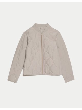Prošívaná bunda s úpravou Thermowarmth™ Marks & Spencer béžová