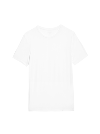 Tílko z bavlněné směsi Supima® Marks & Spencer bílá